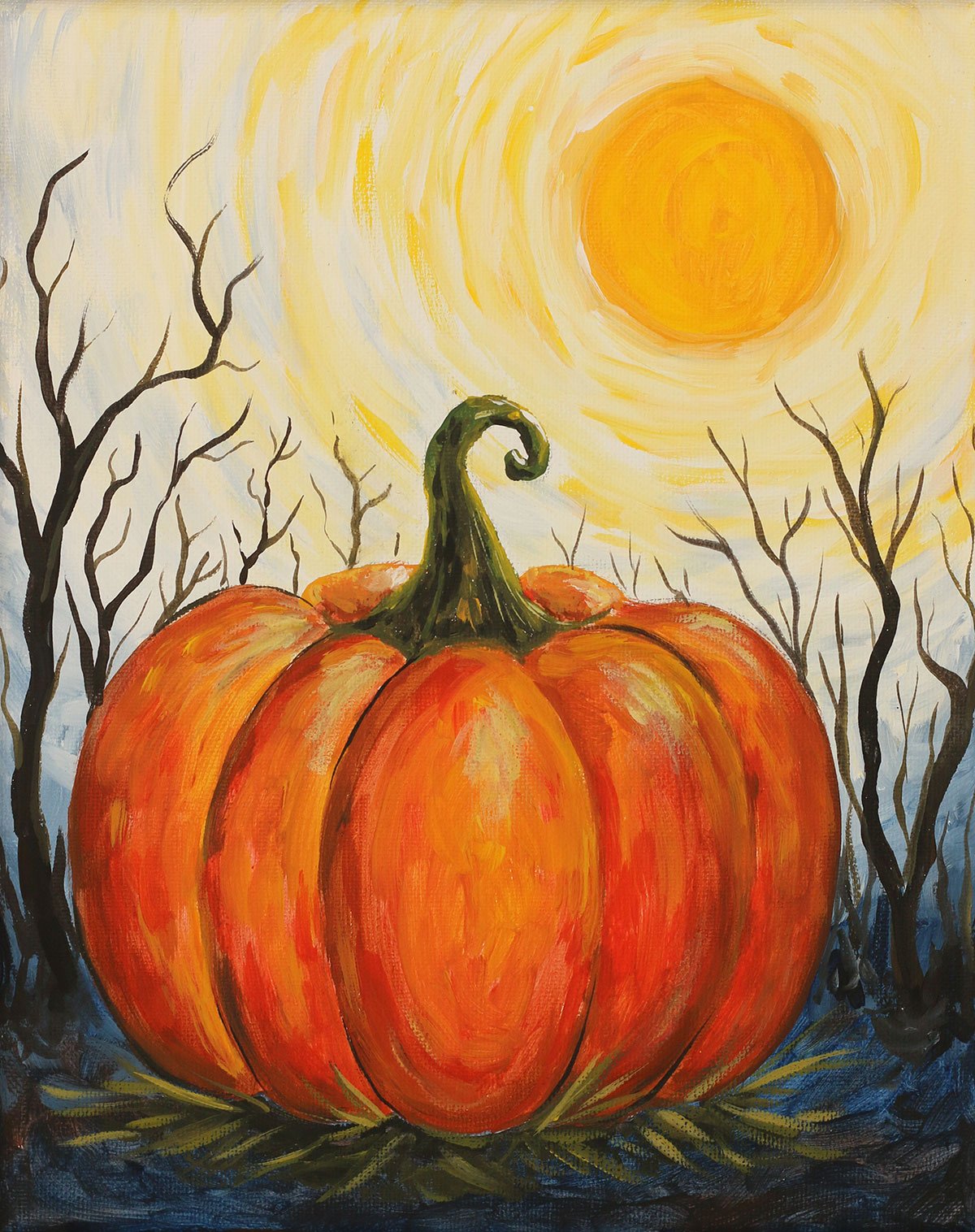 Pumpkin Glow Paint Party in Union Washington